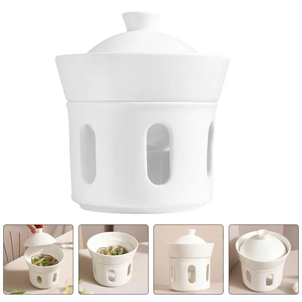 Ceramic Stew Soup Multi-function Cubilose Multi-Function Cubilose Bowl Steaming Decorative Steam Bowl Practical
Ceramic Stew Soup Multi-function Cubilose Multi-Function Cubilose Bowl Steaming Decorative Steam Bowl Practical