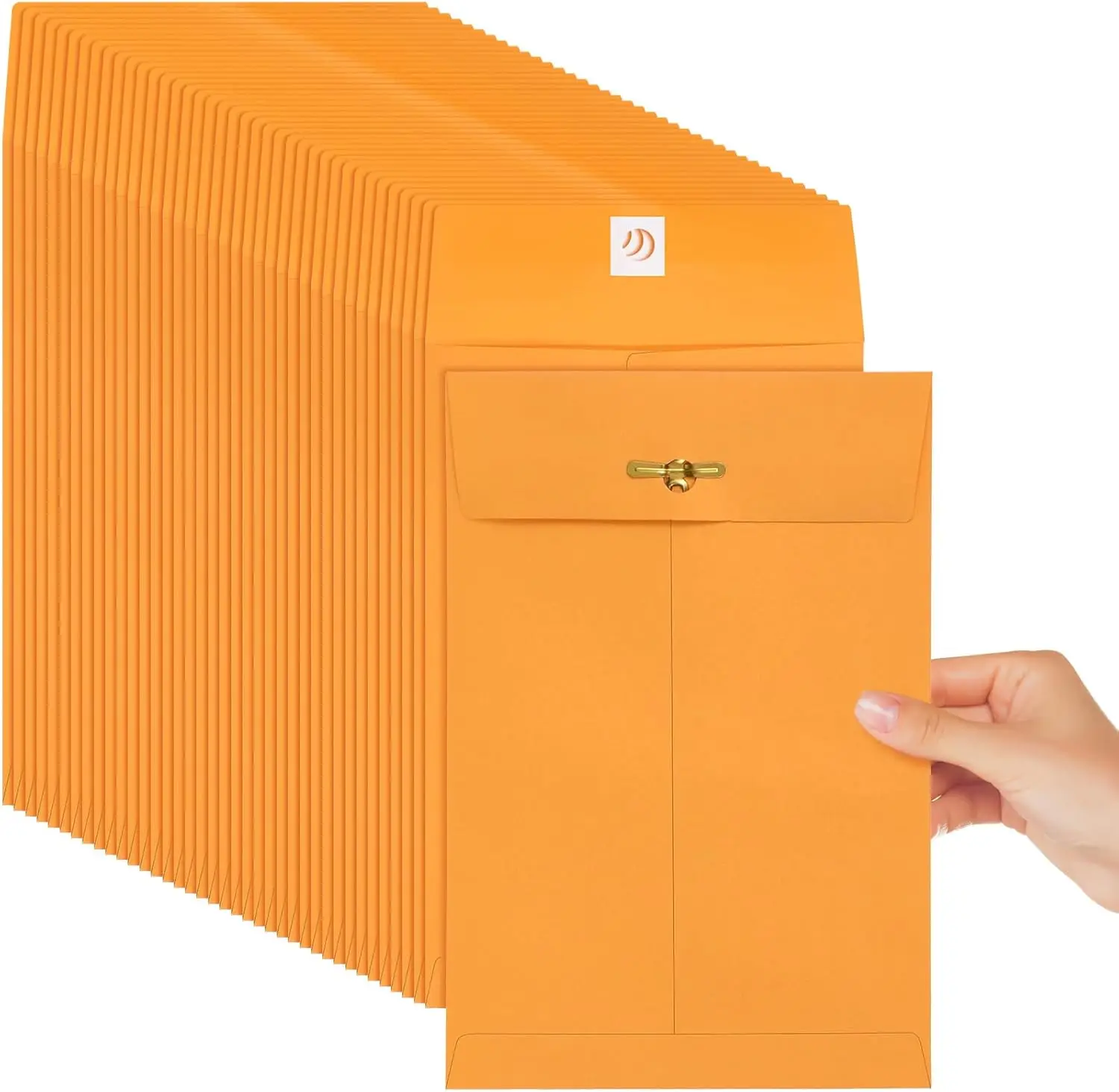 50 Pcs 5x7.5 Manilla Envelopes with Clasp for Mailing and Storage, 28 lb Kraft Paper
50 Pcs 5x7.5 Manilla Envelopes with Clasp for Mailing and Storage, 28 lb Kraft Paper