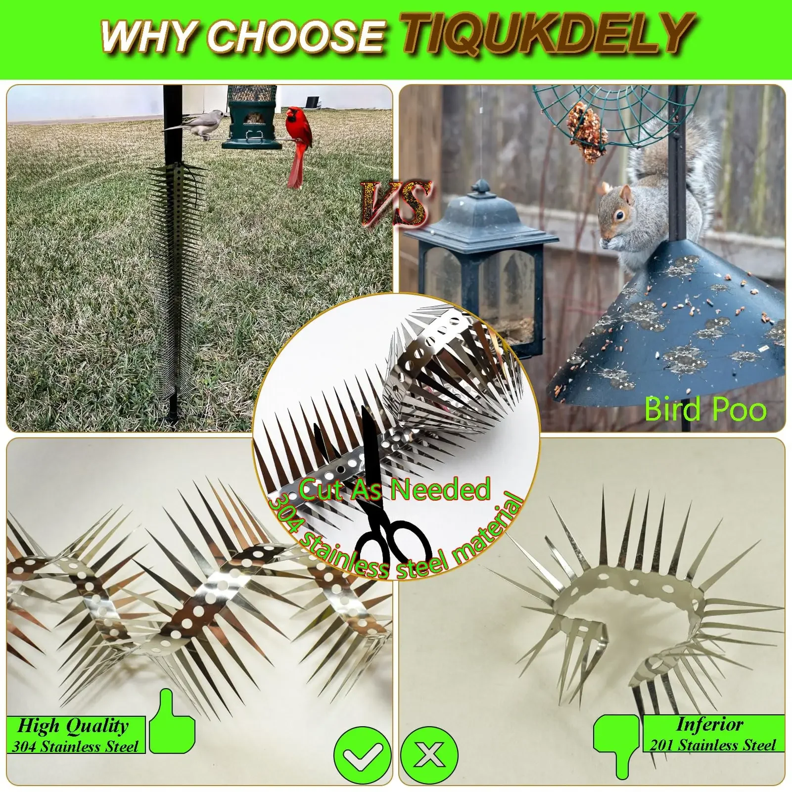 Stainless Steel Anti-Rat Gillnet Nails, Natural Gas Sewer Pipeline Guardrails, Anti-Rat, Cat and Snake, Anti-Climbing Artifact
Stainless Steel Anti-Rat Gillnet Nails, Natural Gas Sewer Pipeline Guardrails, Anti-Rat, Cat and Snake, Anti-Climbing Artifact