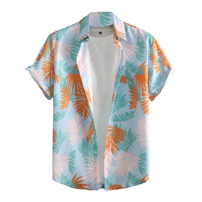 Summer Hawaiian Leaf Flower Graphic Shirt Men Fashion Leisure Fresh 3d Printed Shirts Loose Beach Short Sleeve Blouse New Trend
Summer Hawaiian Leaf Flower Graphic Shirt Men Fashion Leisure Fresh 3d Printed Shirts Loose Beach Short Sleeve Blouse New Trend