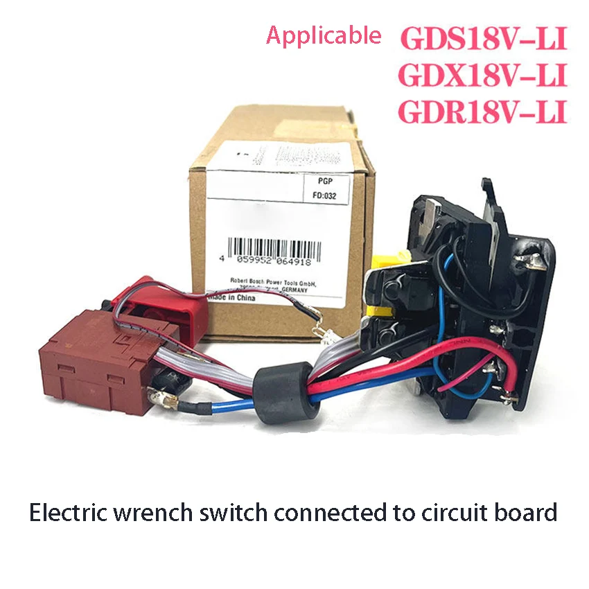 Электрический гайковерт GDS18V-LI/GDR/GDX18V-LI: блок управления скоростью в сборе, аксессуары для печатной платы
Электрический гайковерт GDS18V-LI/GDR/GDX18V-LI: блок управления скоростью в сборе, аксессуары для печатной платы
