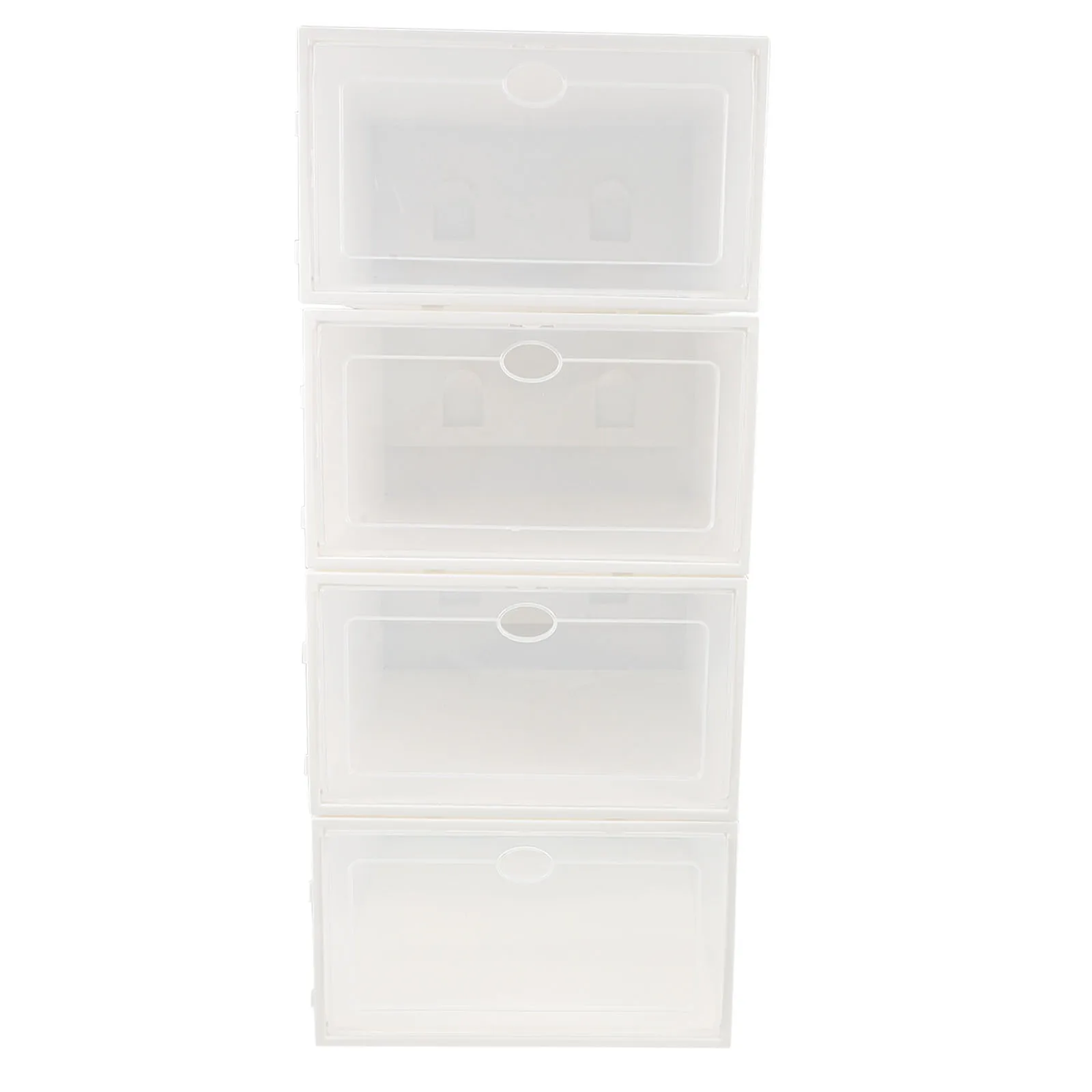 4 Pcs Plastic Shoe Box Case Storage Boxes Containers Bins Sports Men and Women Home Shoes Sneaker with Lids
4 Pcs Plastic Shoe Box Case Storage Boxes Containers Bins Sports Men and Women Home Shoes Sneaker with Lids