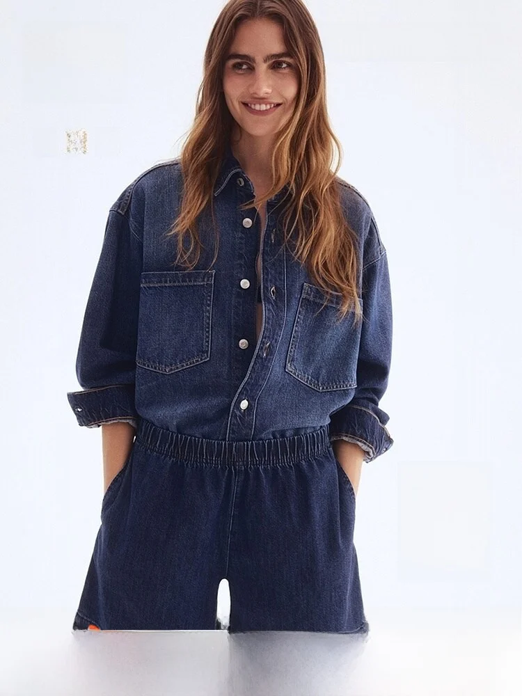 H&M Women's Jeans Elastic Waist Casual Cotton Blend Straight Leg Summer New Arrival 1290168 Comfortable Loose Fit Short Length
H&M Women's Jeans Elastic Waist Casual Cotton Blend Straight Leg Summer New Arrival 1290168 Comfortable Loose Fit Short Length