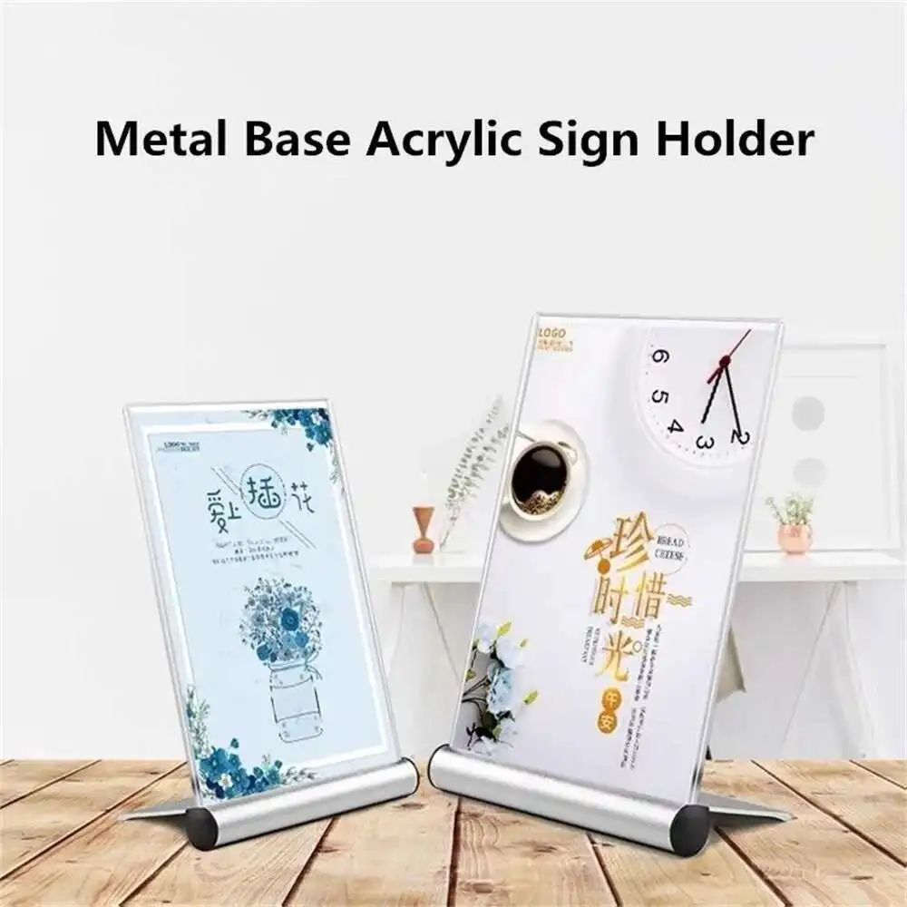 1 Pcs A5 L Shape Freestanding Clear Acrylic Poster Sign Holder Display Stand Photo Picture Frame Table Menu Paper Holder Stand
1 Pcs A5 L Shape Freestanding Clear Acrylic Poster Sign Holder Display Stand Photo Picture Frame Table Menu Paper Holder Stand
