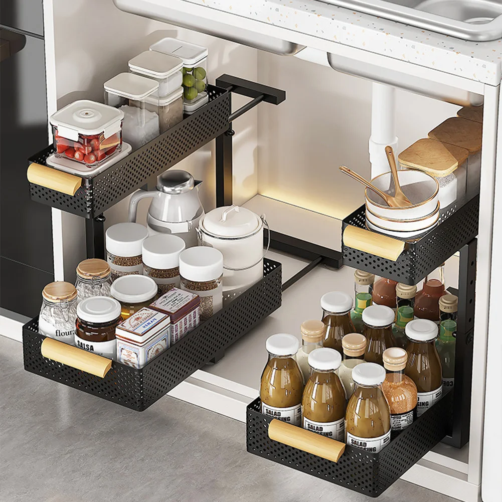 2 Tier Kitchen Under Sink Organizer Slide Out Sink Shelf Height Adjustable Pull Out Storage Organizer For Kitchen Bathroom
2 Tier Kitchen Under Sink Organizer Slide Out Sink Shelf Height Adjustable Pull Out Storage Organizer For Kitchen Bathroom