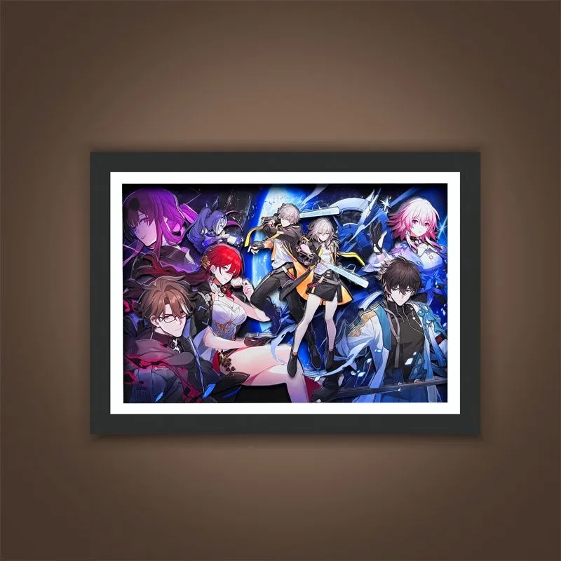 Honkai Star Rail Trailblazer 3D Paper Sculpture Art Decorative Painting HD Anime Paper Art Model Figure Birthday Gift for Fans
Honkai Star Rail Trailblazer 3D Paper Sculpture Art Decorative Painting HD Anime Paper Art Model Figure Birthday Gift for Fans