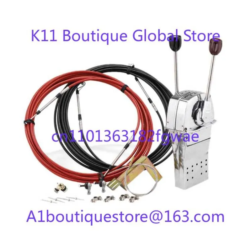 Morse Type Boat Twin Lever Marine Throttle Handle Control Box Marine Gear Manipulator
Morse Type Boat Twin Lever Marine Throttle Handle Control Box Marine Gear Manipulator