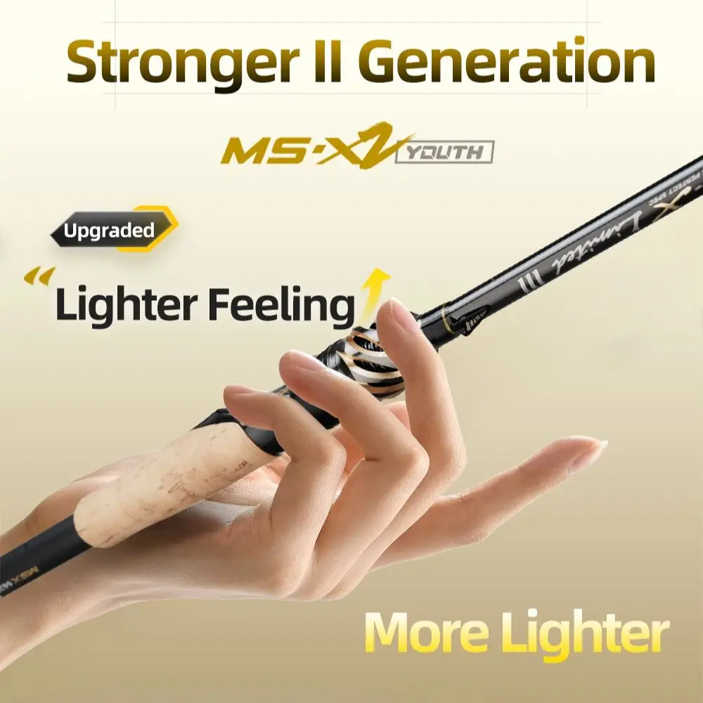 HISTAR MS Youth II Lure Fishing Rod 2 Sections Carbon Fiber Ceramic Guides Lightweight All-Purpose Freshwater Saltwater Lure Rod
HISTAR MS Youth II Lure Fishing Rod 2 Sections Carbon Fiber Ceramic Guides Lightweight All-Purpose Freshwater Saltwater Lure Rod