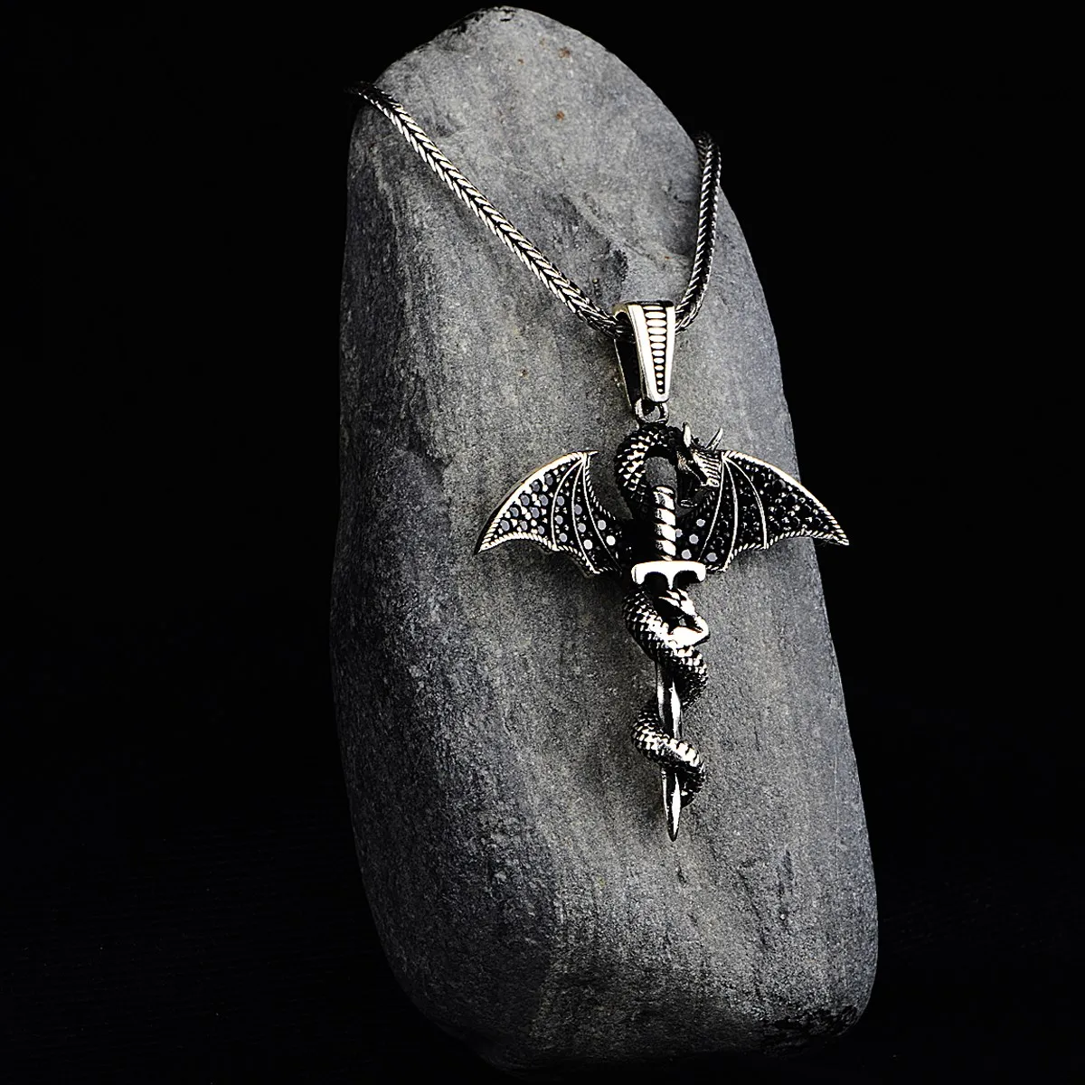 Silver Dragon Necklace , Silver Sword Pendant , Silver Warrior Jewelry , Dragon Silver Pendant , 925k Sterling Silver ,
Silver Dragon Necklace , Silver Sword Pendant , Silver Warrior Jewelry , Dragon Silver Pendant , 925k Sterling Silver ,