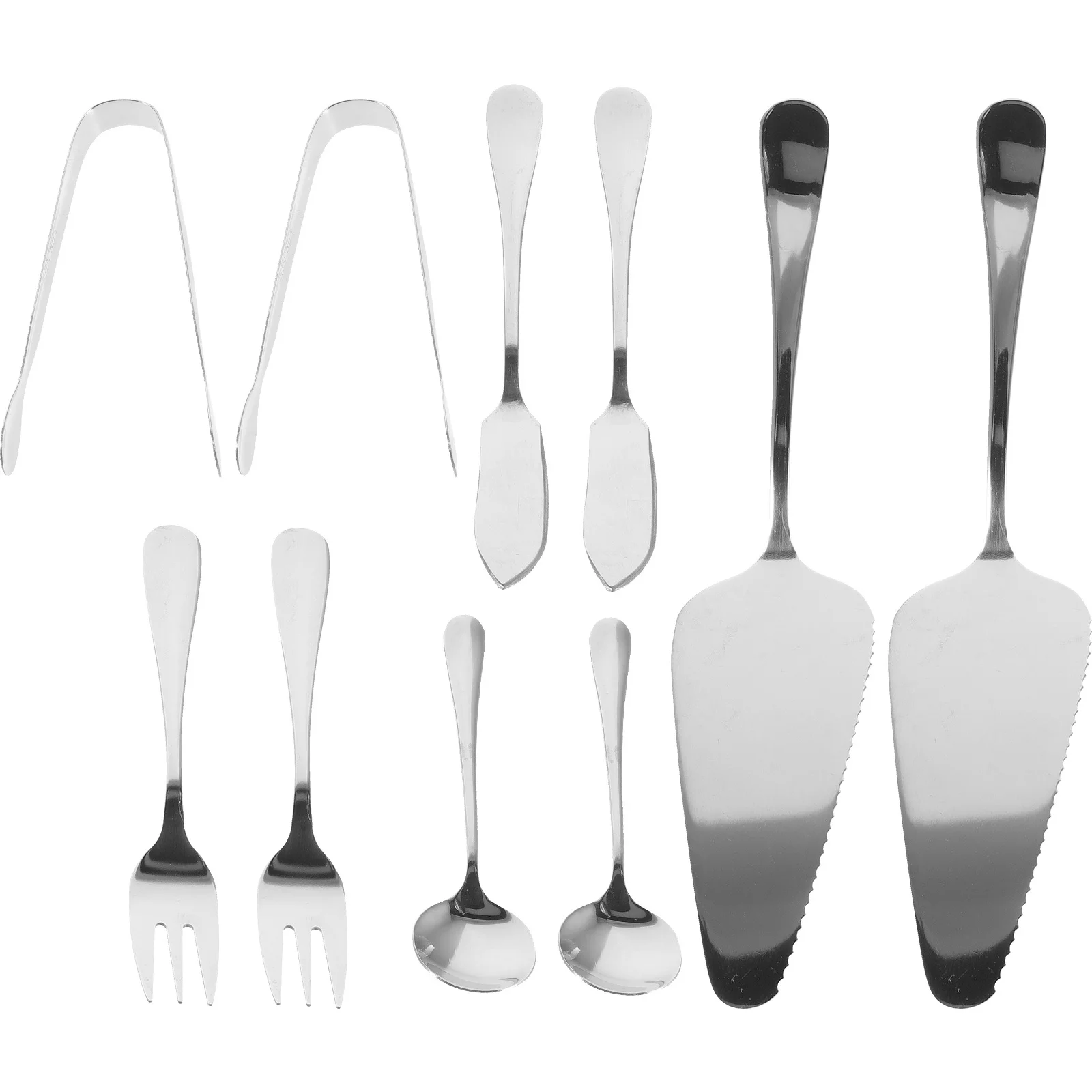 16Pcs Cake Supplies Set Stainless Steel Spatula Fork Spoon Tongs Anti Rust Easy Grip Home Kitchen Wedding Party Baking
16Pcs Cake Supplies Set Stainless Steel Spatula Fork Spoon Tongs Anti Rust Easy Grip Home Kitchen Wedding Party Baking