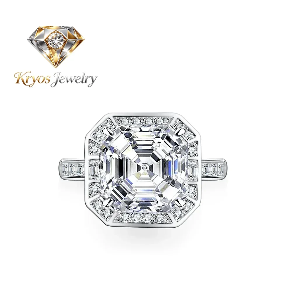 Kryos Jewelry Platinum Pt950 Pagoda 5 CT Ring Alien Asche Ring Moissanite Ring D Color Moissanite Pass Diamond Test for Women El
Kryos Jewelry Platinum Pt950 Pagoda 5 CT Ring Alien Asche Ring Moissanite Ring D Color Moissanite Pass Diamond Test for Women El