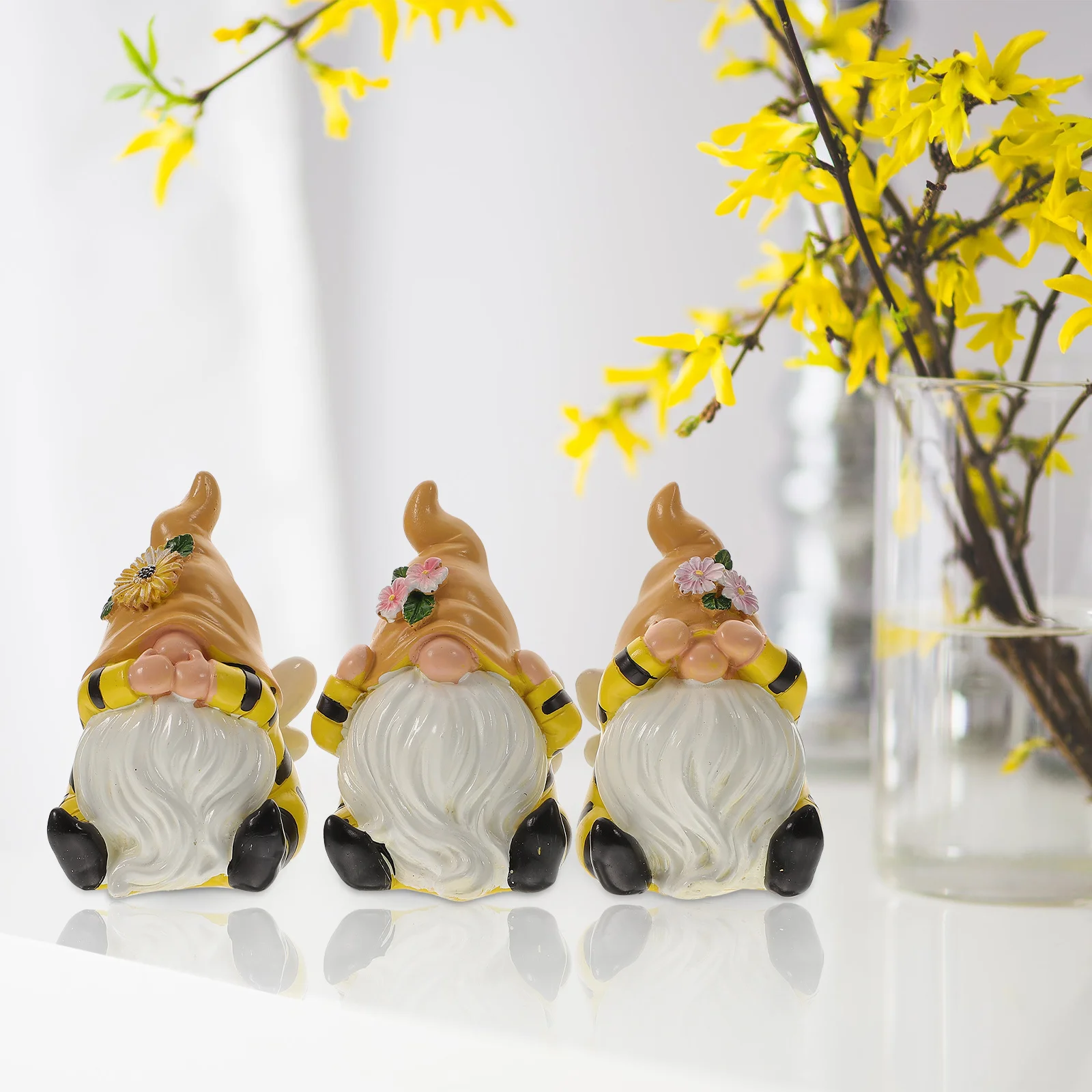 3Pcs Resin Garden Gnome Statue White Beard Dwarf Bee Fall Decoration Outdoor Thanksgiving Halloween Lawn Ornament
3Pcs Resin Garden Gnome Statue White Beard Dwarf Bee Fall Decoration Outdoor Thanksgiving Halloween Lawn Ornament