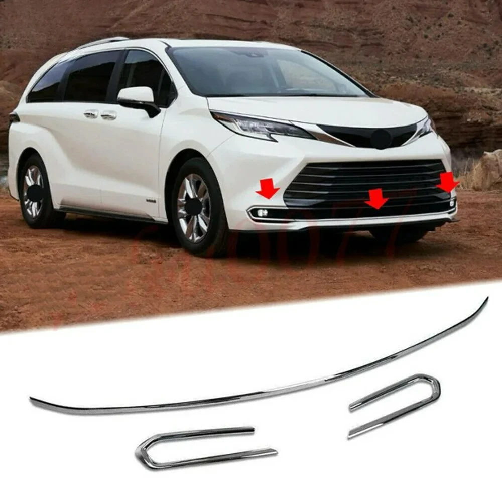 For Toyota Sienna 2021 2022 2023 2024 ABS Black Front Bumper Strip Protector Sticker Cover Trim Car Styling Accessories
For Toyota Sienna 2021 2022 2023 2024 ABS Black Front Bumper Strip Protector Sticker Cover Trim Car Styling Accessories
