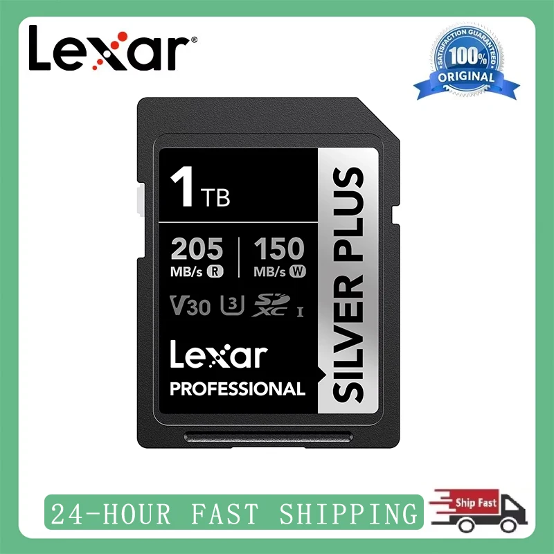 Original Lexar SD Card V30 4K UHD SDXC UHS-I Memory card for Canon Sony Nikon Camera 64GB 128GB 256GB U3 Lexar cards 512gb 1tb
Original Lexar SD Card V30 4K UHD SDXC UHS-I Memory card for Canon Sony Nikon Camera 64GB 128GB 256GB U3 Lexar cards 512gb 1tb