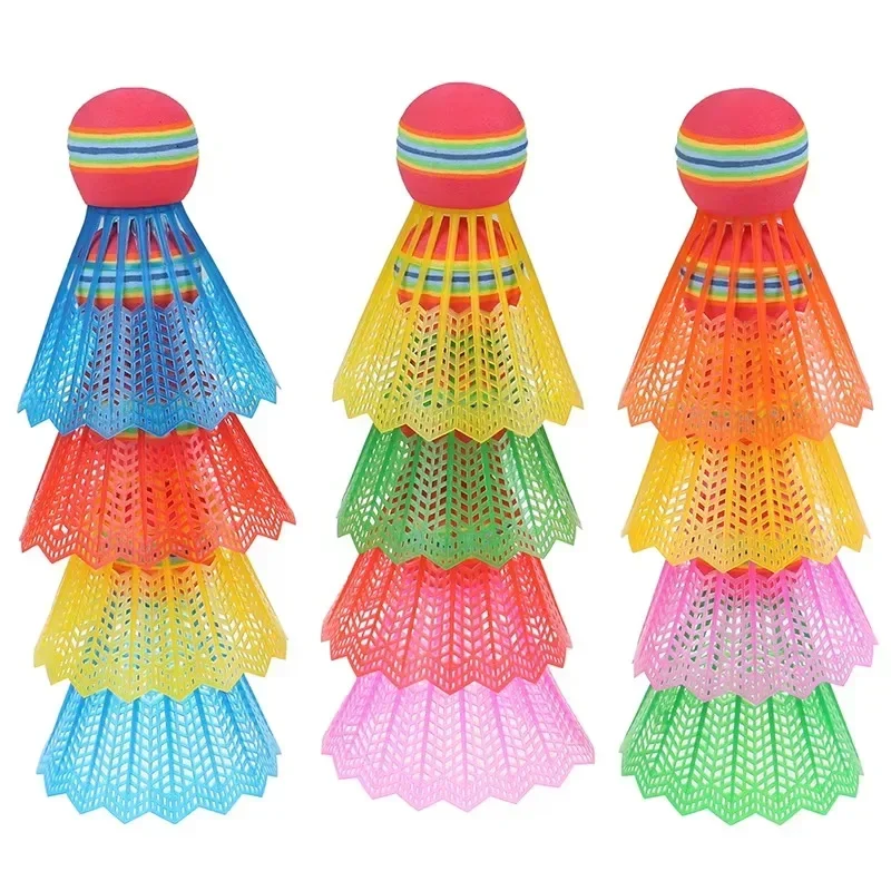 1Set Rainbow Plastic Big Head Shuttlecocks Mixed Color Badminton Balls Indoor Outdoor Training Game Toy For Kids Adults
1Set Rainbow Plastic Big Head Shuttlecocks Mixed Color Badminton Balls Indoor Outdoor Training Game Toy For Kids Adults
