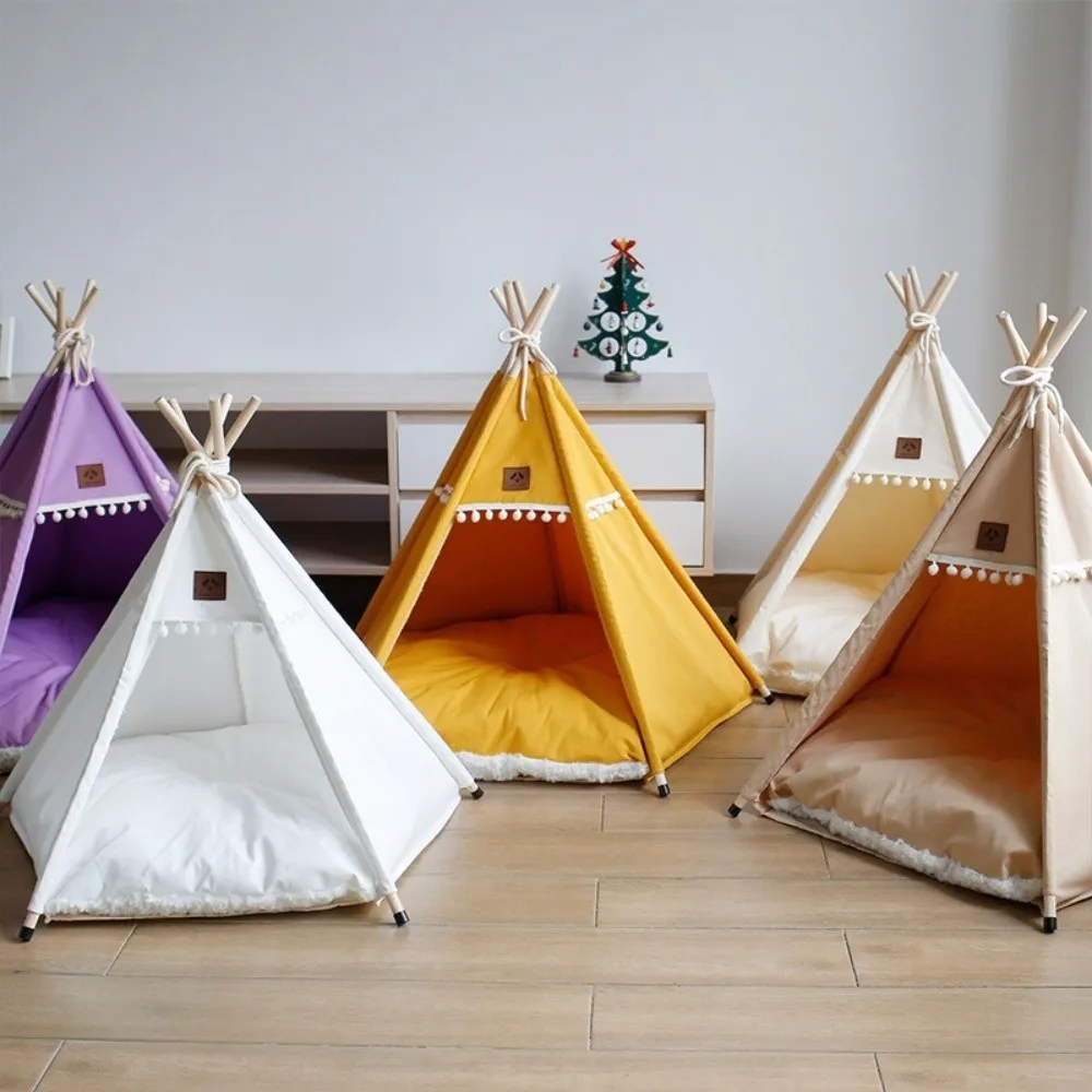with Thick Cushion Cat Teepee Tent Thick Cushion Washable Dog Tent Bed Foldable Soft Mattress Pet Tent Kennel Pet Supplies
with Thick Cushion Cat Teepee Tent Thick Cushion Washable Dog Tent Bed Foldable Soft Mattress Pet Tent Kennel Pet Supplies