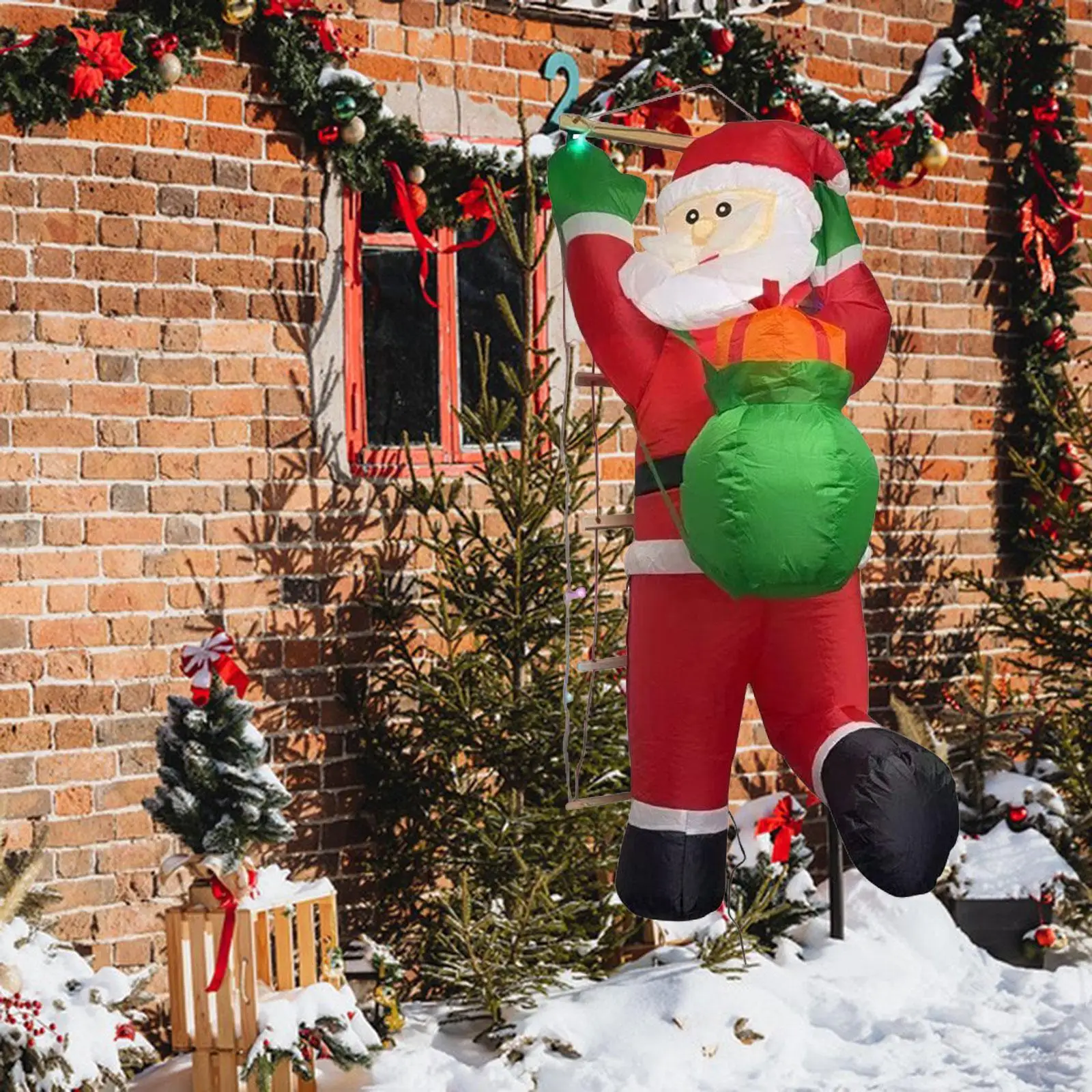 Christmas Inflatable Decorations Built in LED Lights for Home Garden Patio
Christmas Inflatable Decorations Built in LED Lights for Home Garden Patio