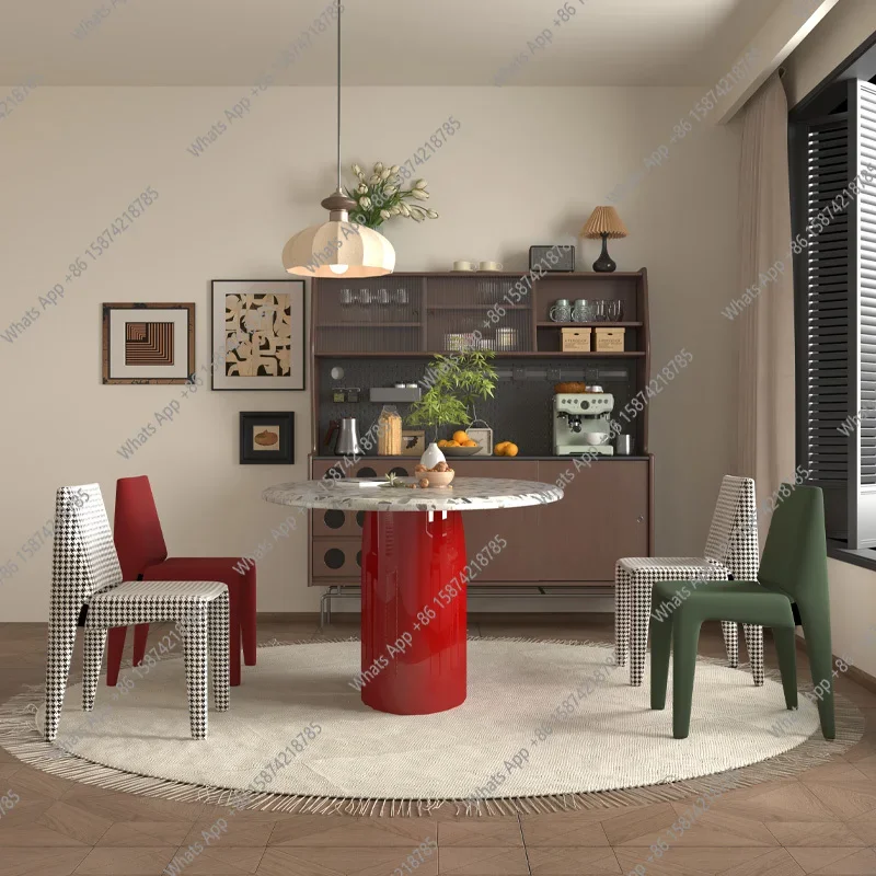 A63 French retro simple terrazzo dining table Italian minimalist light luxury high-end designer household oval dining table
A63 French retro simple terrazzo dining table Italian minimalist light luxury high-end designer household oval dining table