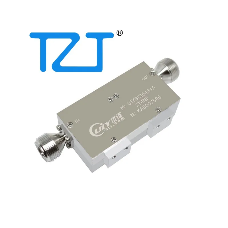 TZT UIYBCI3234A 2.0-4.0GHz/UIYBCI6434A 2.0-4.0GHz Broadband Coaxial Isolator RF Broadband Isolator (with N-F Connector)
TZT UIYBCI3234A 2.0-4.0GHz/UIYBCI6434A 2.0-4.0GHz Broadband Coaxial Isolator RF Broadband Isolator (with N-F Connector)