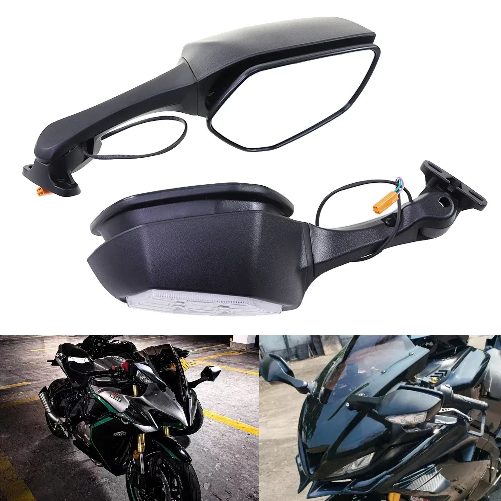 Боковые зеркала заднего вида со светодиодными указателями поворота для Honda CBR650F 2014-2018, CBR650R 2019-2022, CBR300R 2015-2020, CBR500R 2013-2021
Боковые зеркала заднего вида со светодиодными указателями поворота для Honda CBR650F 2014-2018, CBR650R 2019-2022, CBR300R 2015-2020, CBR500R 2013-2021