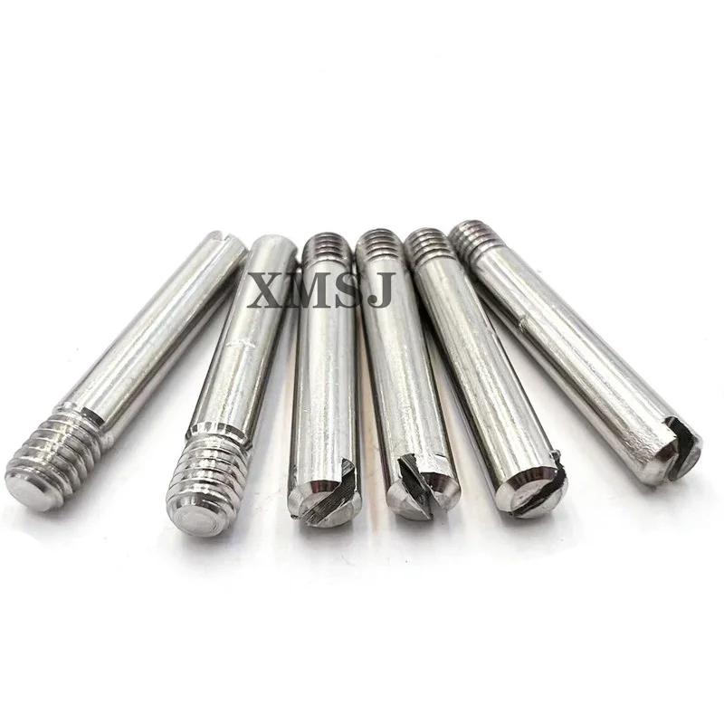 304 stainless steel GB878 Cylindrical pin with external thread one word chamfer positioning pin M2M2.5M3M4M5M6M8M10
304 stainless steel GB878 Cylindrical pin with external thread one word chamfer positioning pin M2M2.5M3M4M5M6M8M10