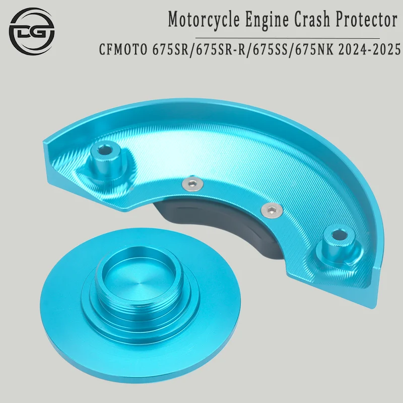For CFMOTO 675SR 675SR-R 675NK 2024 2025 675 SR NK Frame Slider Protector CNC Aluminum Engine Stator Case Guard Cover
For CFMOTO 675SR 675SR-R 675NK 2024 2025 675 SR NK Frame Slider Protector CNC Aluminum Engine Stator Case Guard Cover