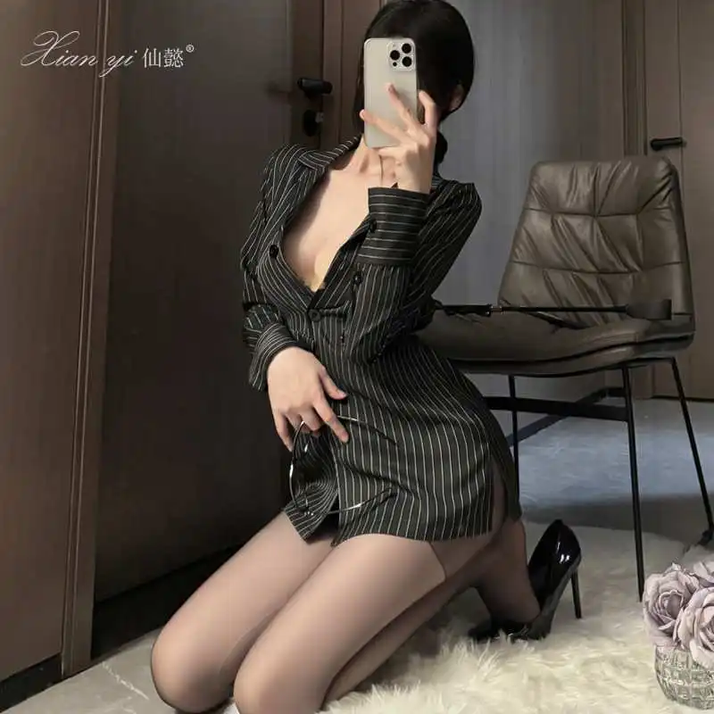 Wholesale Women's Sexy Strip Roleplay Office Lady Uniform Adult Lady Nihgt Club Cosplay Secretary Lingerie Dress Costumes
Wholesale Women's Sexy Strip Roleplay Office Lady Uniform Adult Lady Nihgt Club Cosplay Secretary Lingerie Dress Costumes
