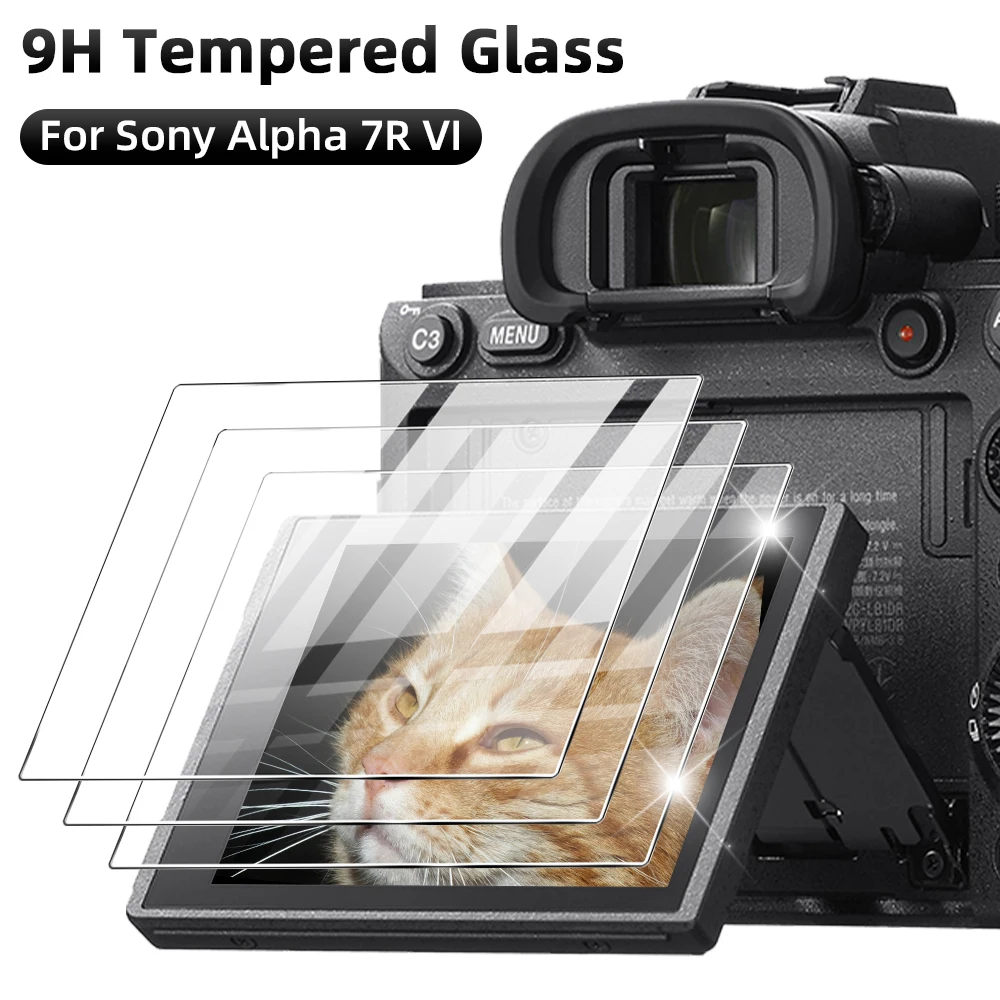9H Glass for Sony Alpha 7R VI Screen Protector Clear Ultra-HD Tempered Glass Anti-scratch & Anti-fingerprint Film Accessories
9H Glass for Sony Alpha 7R VI Screen Protector Clear Ultra-HD Tempered Glass Anti-scratch & Anti-fingerprint Film Accessories