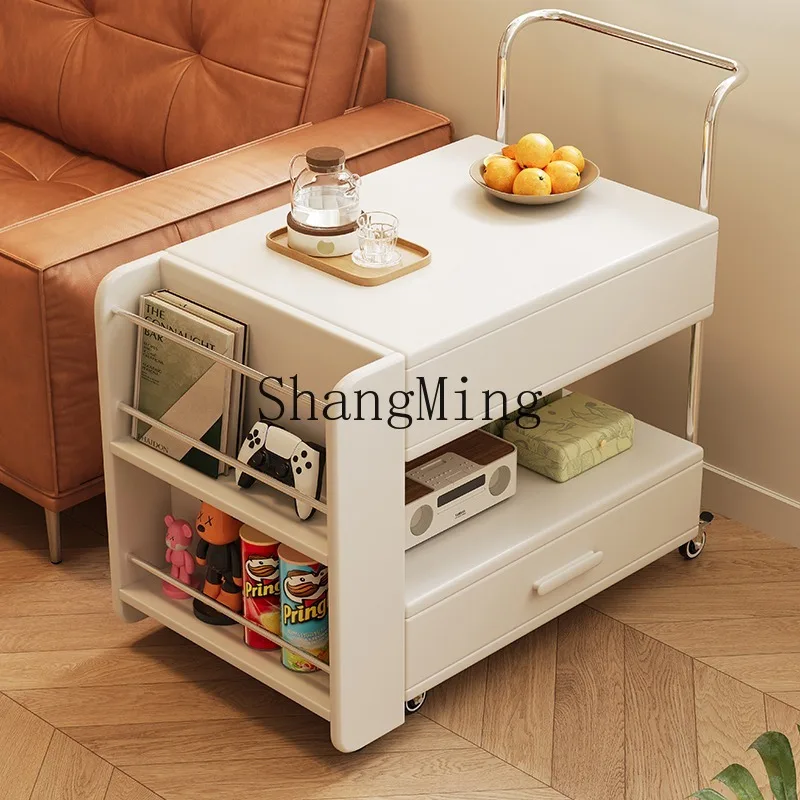 ZHB solid wood retractable mobile side table household living room simple small coffee table bedroom with drawers locker balcony
ZHB solid wood retractable mobile side table household living room simple small coffee table bedroom with drawers locker balcony