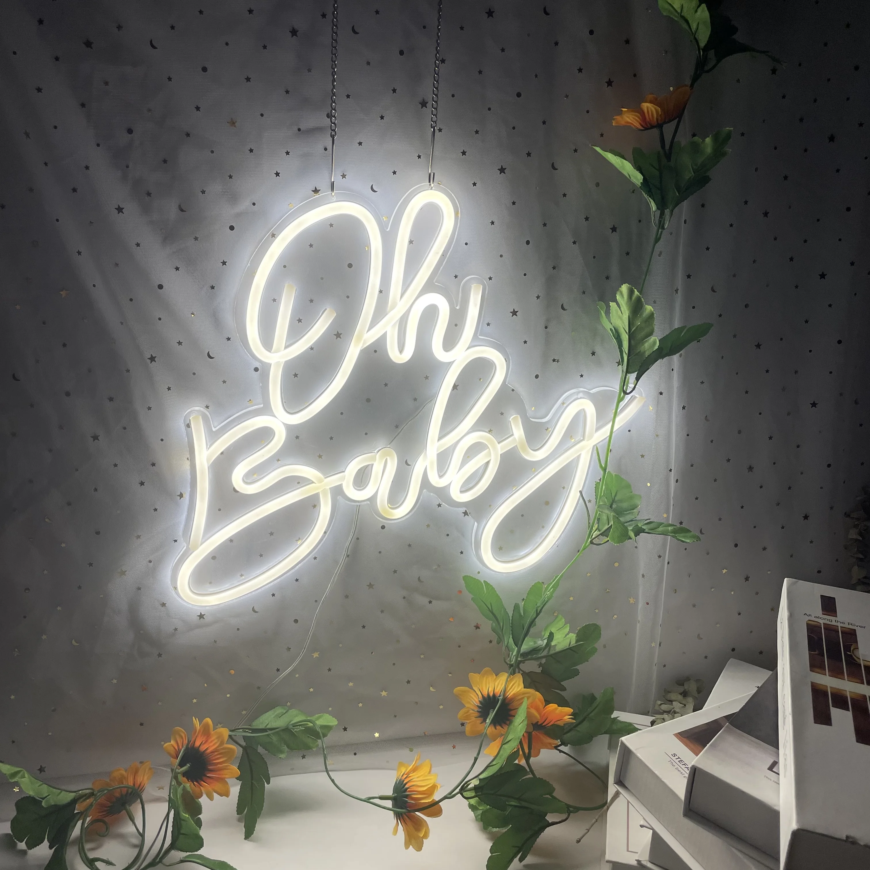 Oh Baby Led Neon Sign For Birthday Party Wedding Decoration Wall Hanging Flexible Lighting Room Wall Decor Night Light
Oh Baby Led Neon Sign For Birthday Party Wedding Decoration Wall Hanging Flexible Lighting Room Wall Decor Night Light