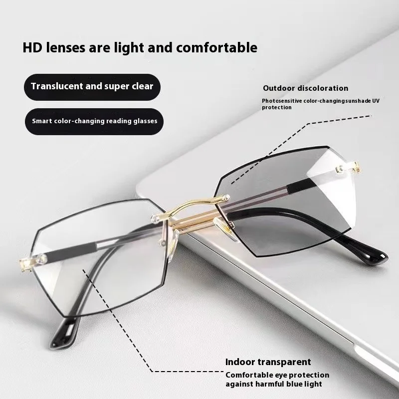 Photochromic Reading Glasses Multi Functional Sunglasses HD Anti Blue Light Anti Fatigue Reading Glasses Are Versatile
Photochromic Reading Glasses Multi Functional Sunglasses HD Anti Blue Light Anti Fatigue Reading Glasses Are Versatile