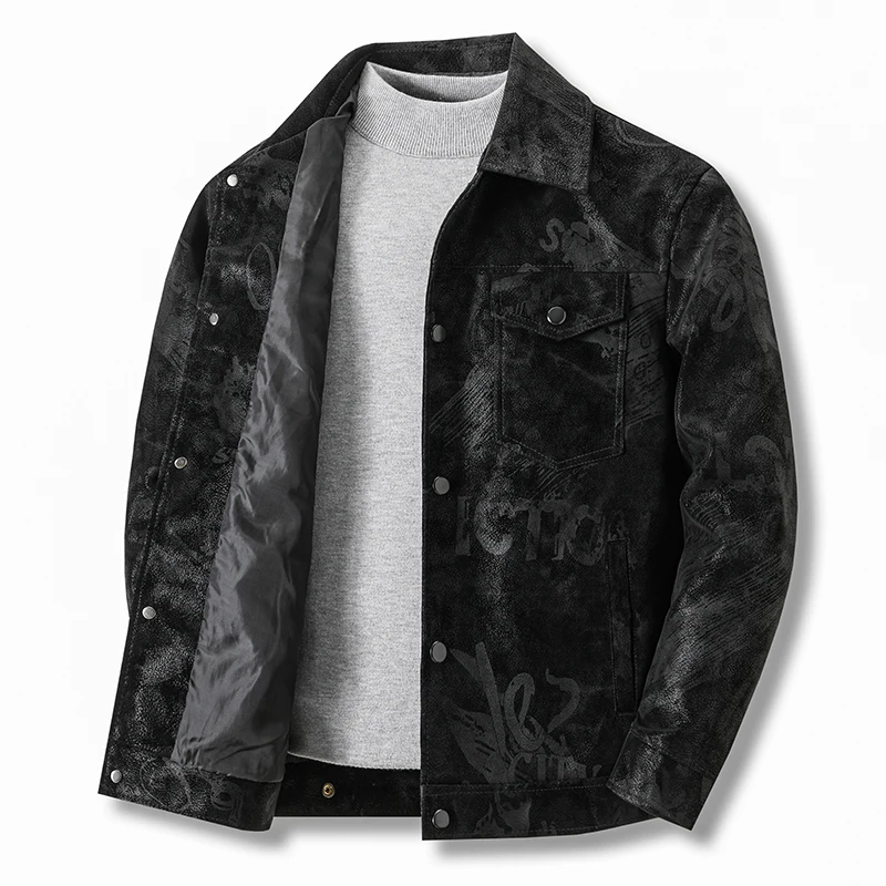 Men's Suede Jacket Spring Casual Men's Jacket Fashionable Versatile Top Motorcyclist Jacket Workwear Men's Cotton Long Sleeve
Men's Suede Jacket Spring Casual Men's Jacket Fashionable Versatile Top Motorcyclist Jacket Workwear Men's Cotton Long Sleeve