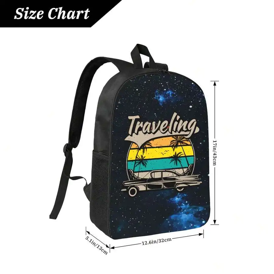 Traveling Theme Backpack For Adults With Zipper Closure
Traveling Theme Backpack For Adults With Zipper Closure