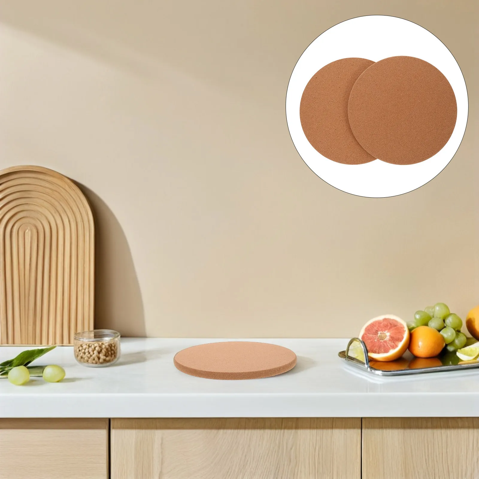 2Pcs Heat Resistant Cork Mats Non Slip Table Coasters for Hot Dishes Pots Pans Cork Trivets Hot Pots Holder Pans Coaster
2Pcs Heat Resistant Cork Mats Non Slip Table Coasters for Hot Dishes Pots Pans Cork Trivets Hot Pots Holder Pans Coaster