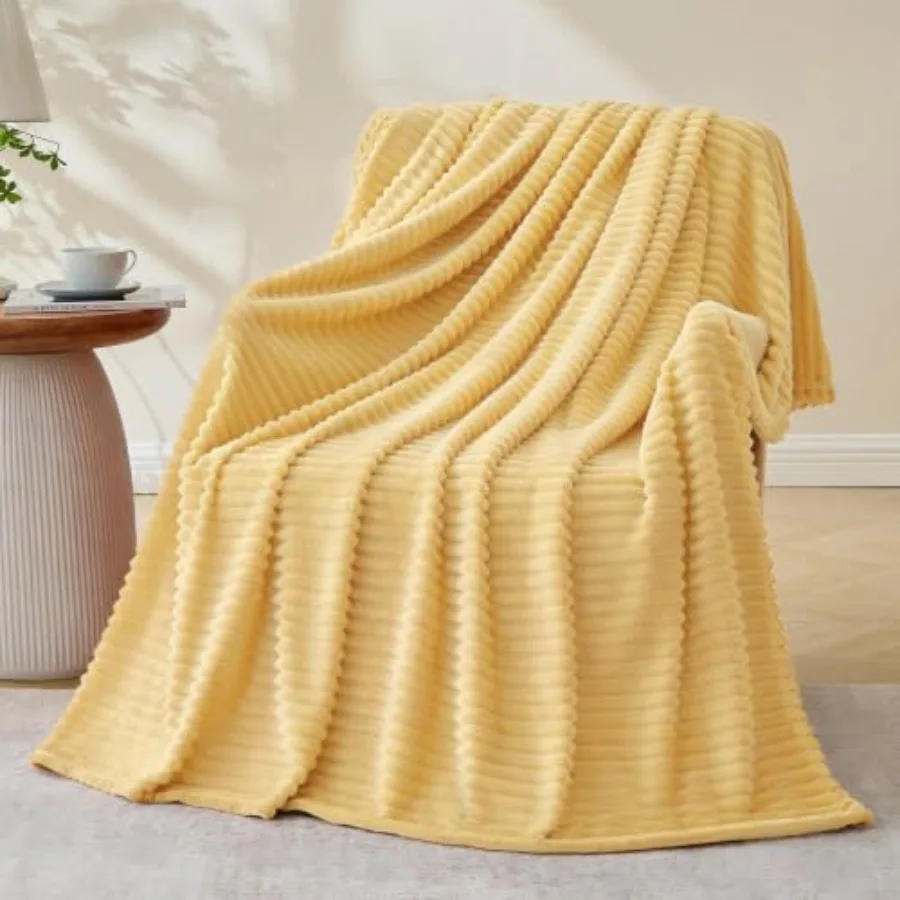Light Yw Fleece Throw Blanket, 300GM oft Warm Cozy Fluffy Throw for Baby and Pe, tripe Pattern 0"x40", All eaon ofa Bed Blanket
Light Yw Fleece Throw Blanket, 300GM oft Warm Cozy Fluffy Throw for Baby and Pe, tripe Pattern 0"x40", All eaon ofa Bed Blanket