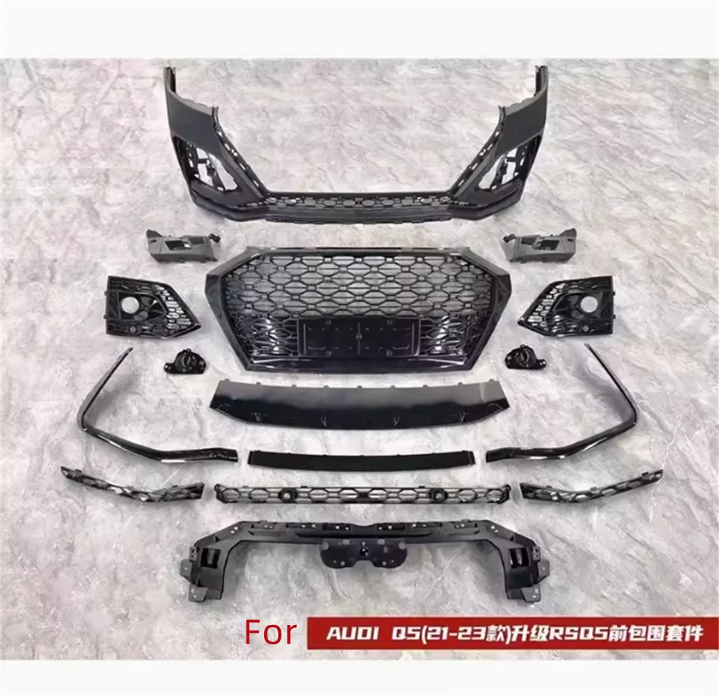 Автомобильный объемный передний бампер в сборе, комплект противотуманных фар для Audi Q5 2021-23, модифицированный RSQ5
Автомобильный объемный передний бампер в сборе, комплект противотуманных фар для Audi Q5 2021-23, модифицированный RSQ5