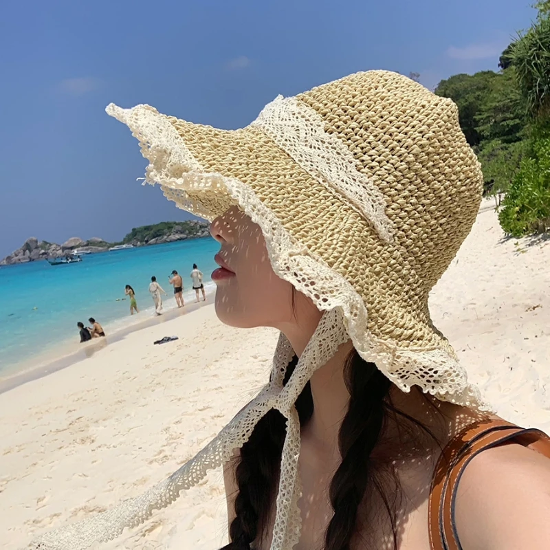 Summer Sun Hats Women Fashion Girl Straw Hat Women Foldable Wide Large Brim Plage Beach Sun Hat Chapeau Femme Cap 여름모자 Gorras
Summer Sun Hats Women Fashion Girl Straw Hat Women Foldable Wide Large Brim Plage Beach Sun Hat Chapeau Femme Cap 여름모자 Gorras