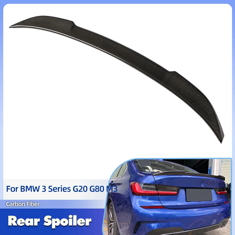 Car Rear Trunk Spoiler Wings Full Carbon Fiber for BMW 3 Series G20 G80 M3 Sedan 2019-2024 Racing Rear Spoiler Boot Wing Lip
Car Rear Trunk Spoiler Wings Full Carbon Fiber for BMW 3 Series G20 G80 M3 Sedan 2019-2024 Racing Rear Spoiler Boot Wing Lip