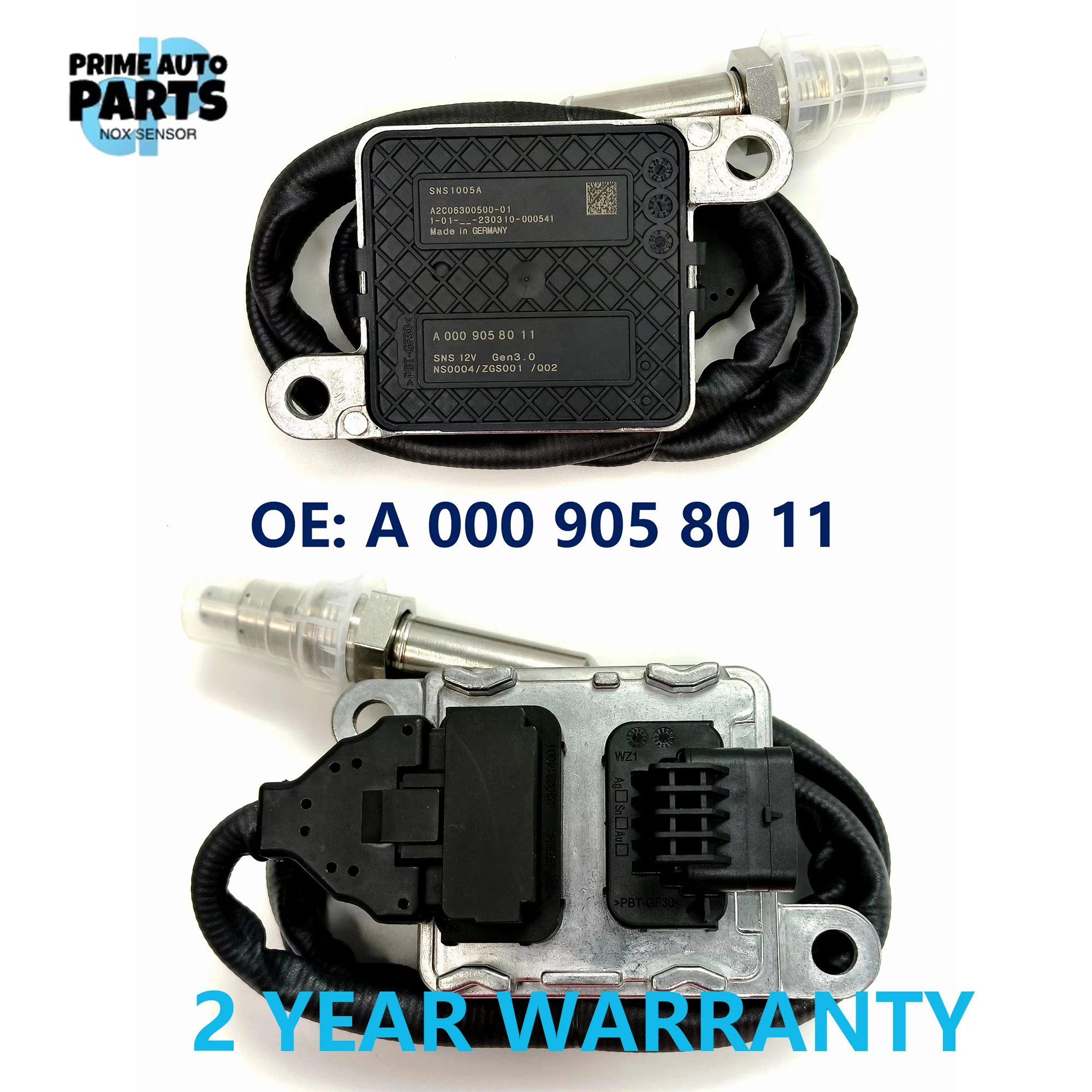 New Nitrogen Oxygen Sensor A0009058011 SNS1005 12V For Mercedes-Benz W167 W205 W213 W222 W238 W257 W447 W463 w907 W910
New Nitrogen Oxygen Sensor A0009058011 SNS1005 12V For Mercedes-Benz W167 W205 W213 W222 W238 W257 W447 W463 w907 W910