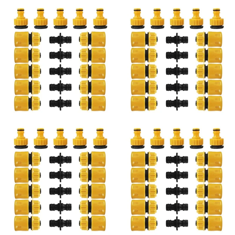 80 Pcs Garden Hose Connector Set, Connector Hose End Connector Double Hose Connectors Extender Hose Quick Connectors
80 Pcs Garden Hose Connector Set, Connector Hose End Connector Double Hose Connectors Extender Hose Quick Connectors