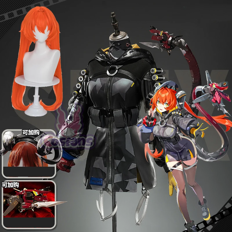 Zenless Zone Zero Orphie Cosplay Costume Orange double ponytail mechanical suit Girls Magus Obol Squad Halloween Cosplay
Zenless Zone Zero Orphie Cosplay Costume Orange double ponytail mechanical suit Girls Magus Obol Squad Halloween Cosplay