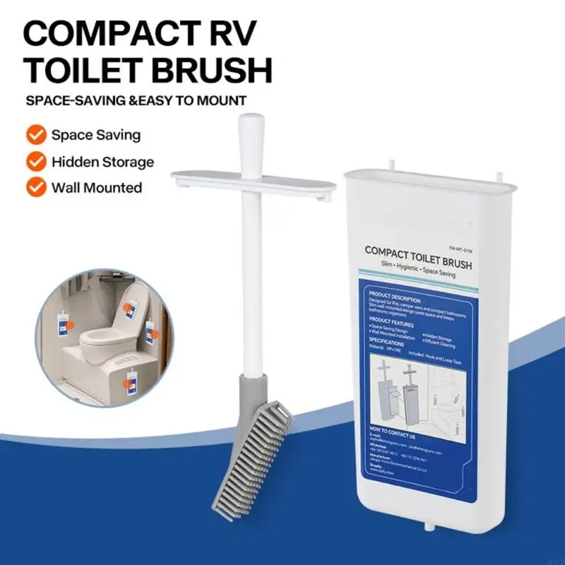 Plastic Toilet Brush and Holder Set Wall Mounted Toilet Bowl Cleaner for Travel Trailers and Campers Easy to Install M4YD
Plastic Toilet Brush and Holder Set Wall Mounted Toilet Bowl Cleaner for Travel Trailers and Campers Easy to Install M4YD