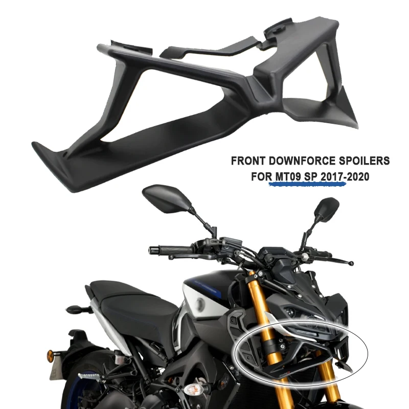 For Yamaha MT-09 MT09 SP 2017-2020 2019 Motorcycle Downforce Naked Frontal Spoilers Winglet Aerodynamic Wing Front Spoiler Kit
For Yamaha MT-09 MT09 SP 2017-2020 2019 Motorcycle Downforce Naked Frontal Spoilers Winglet Aerodynamic Wing Front Spoiler Kit