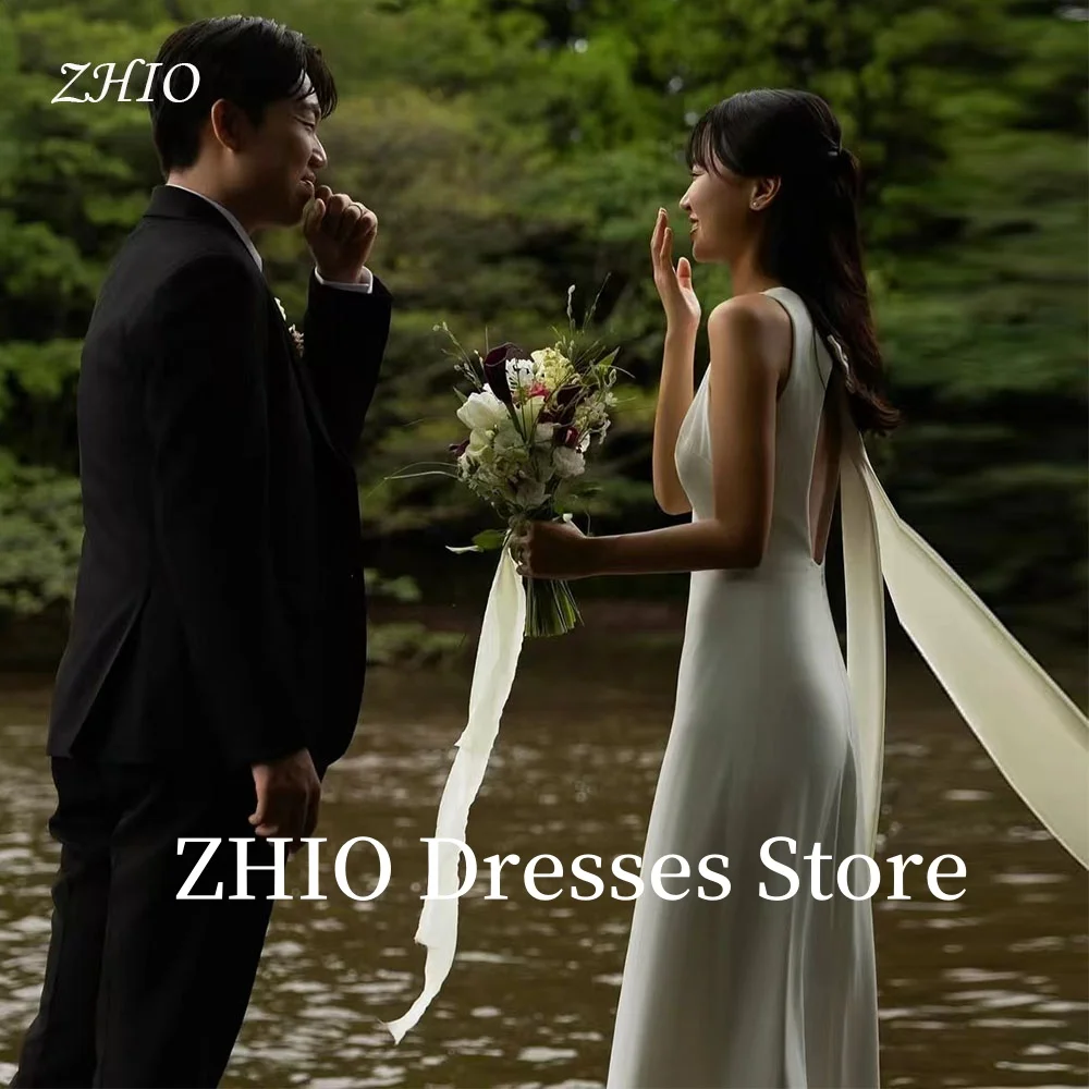 ZHIO Simple Wedding Party Dress with Scarf A-Line Floor Length Cut Out Back Evening Bridal Gown Korea Photo Shoot Customized
ZHIO Simple Wedding Party Dress with Scarf A-Line Floor Length Cut Out Back Evening Bridal Gown Korea Photo Shoot Customized