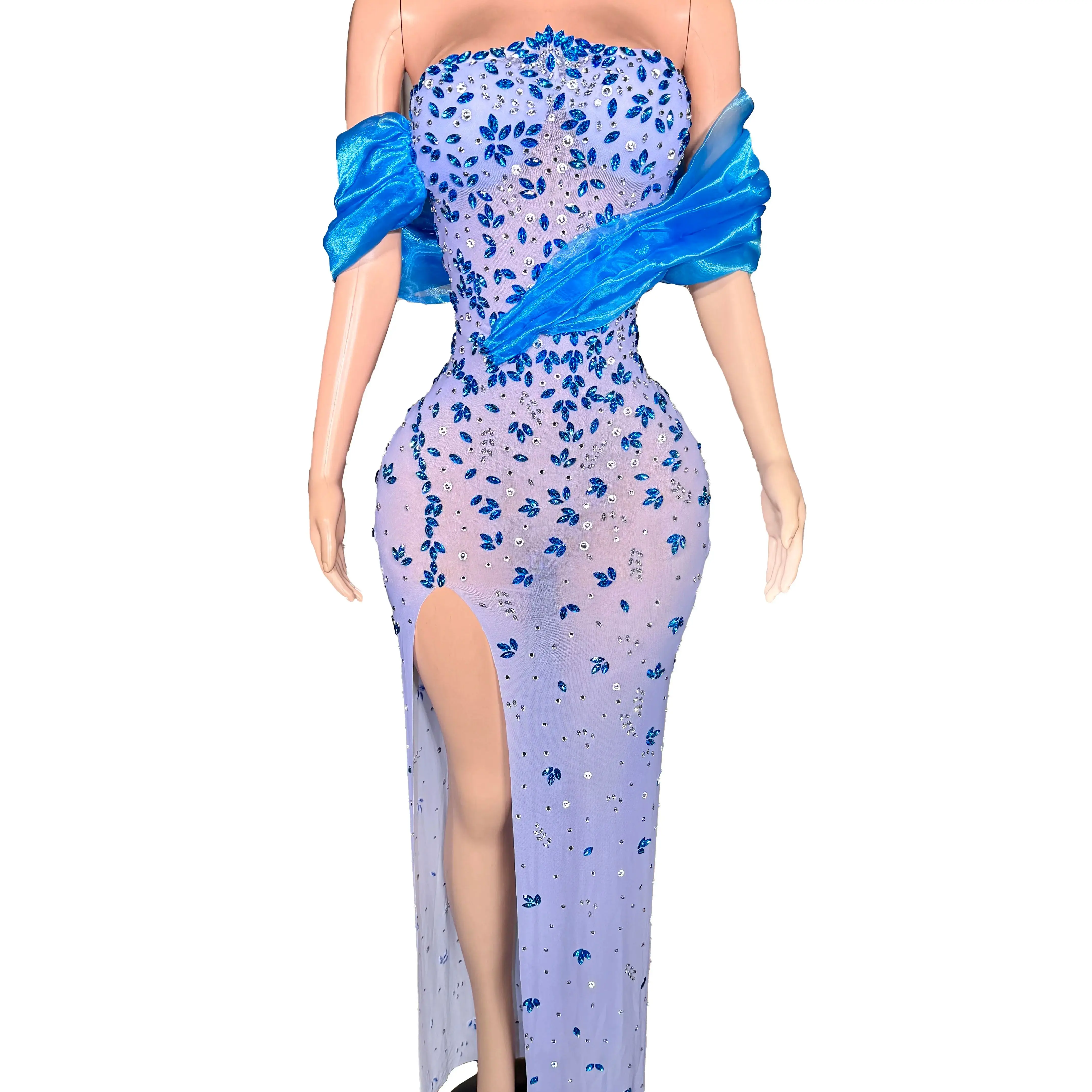 ZD New Mesh Dress Luxury Evening Celebrate Prom Birthday Party Transparent Rhinestones Short Singer Stage Wear
ZD New Mesh Dress Luxury Evening Celebrate Prom Birthday Party Transparent Rhinestones Short Singer Stage Wear