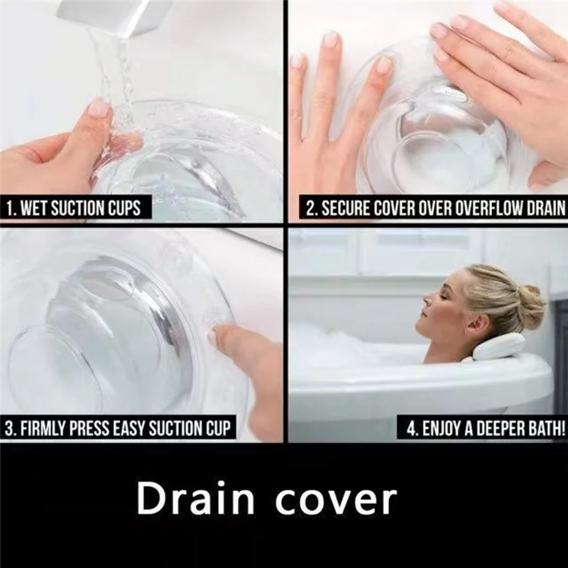 ABLN-Bathtub Overflow Drain Cover Anti-Overflow Plug Water Stopper Bathtub Home Bathroom Accessories
ABLN-Bathtub Overflow Drain Cover Anti-Overflow Plug Water Stopper Bathtub Home Bathroom Accessories