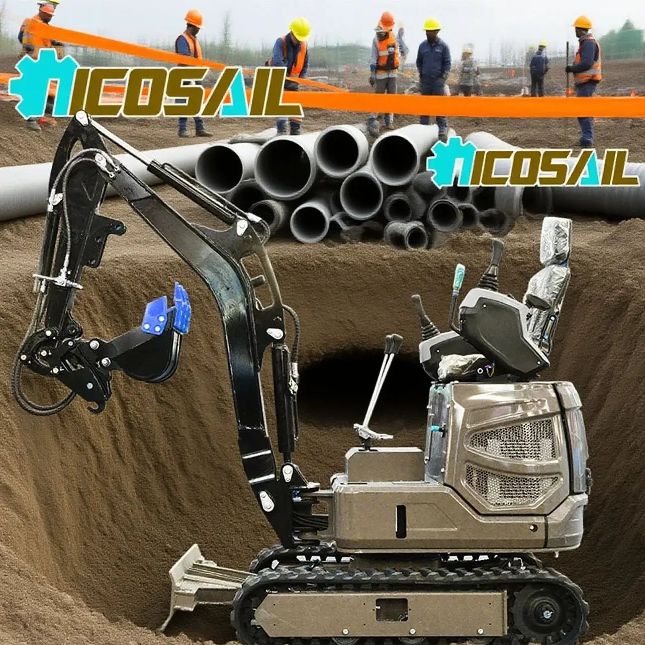 New small excavator 1.8-ton multifunctional maximum clearance cylinder power engine
New small excavator 1.8-ton multifunctional maximum clearance cylinder power engine