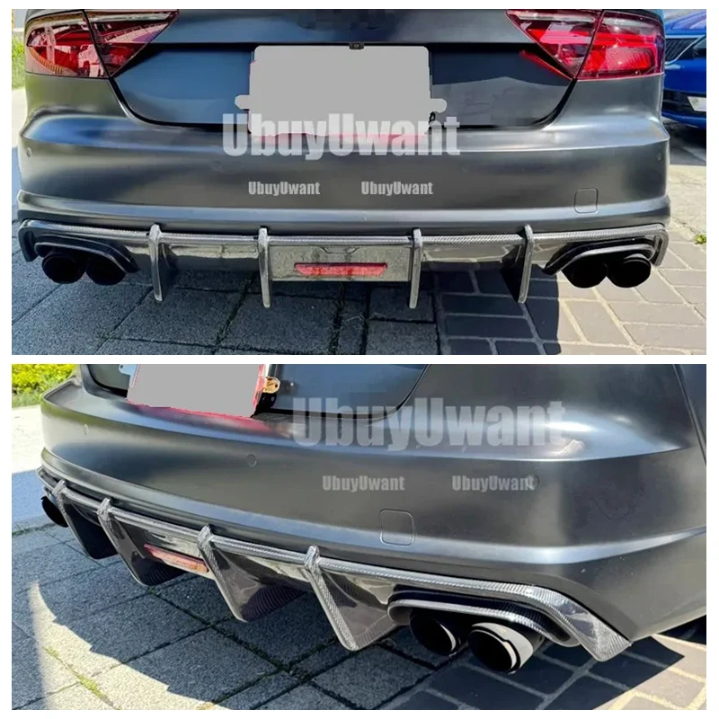 For Audi A7 S7 RS7 2016 2017 2018 Car Rear Bumper Lip Spoiler Glossy Black Carbon Fiber Look With LED Brake Light Body Kit
For Audi A7 S7 RS7 2016 2017 2018 Car Rear Bumper Lip Spoiler Glossy Black Carbon Fiber Look With LED Brake Light Body Kit