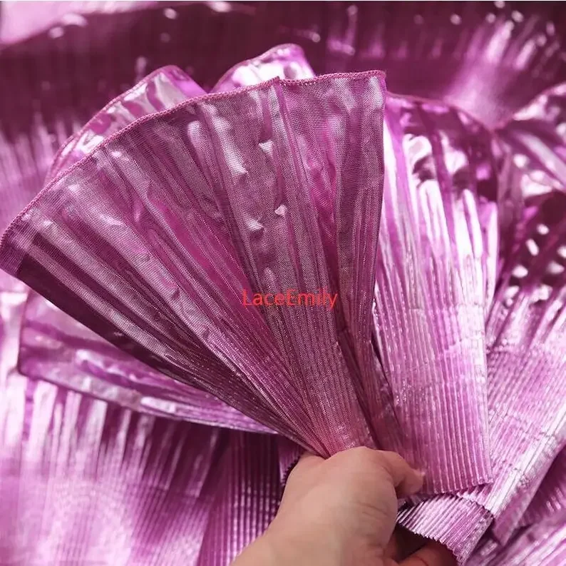 10 Colors 3D Metallic Pleated Trim, Stiff Ruffled Dress Trim for Bridal Wedding Gown, Party decoration, 5.9" width
10 Colors 3D Metallic Pleated Trim, Stiff Ruffled Dress Trim for Bridal Wedding Gown, Party decoration, 5.9" width