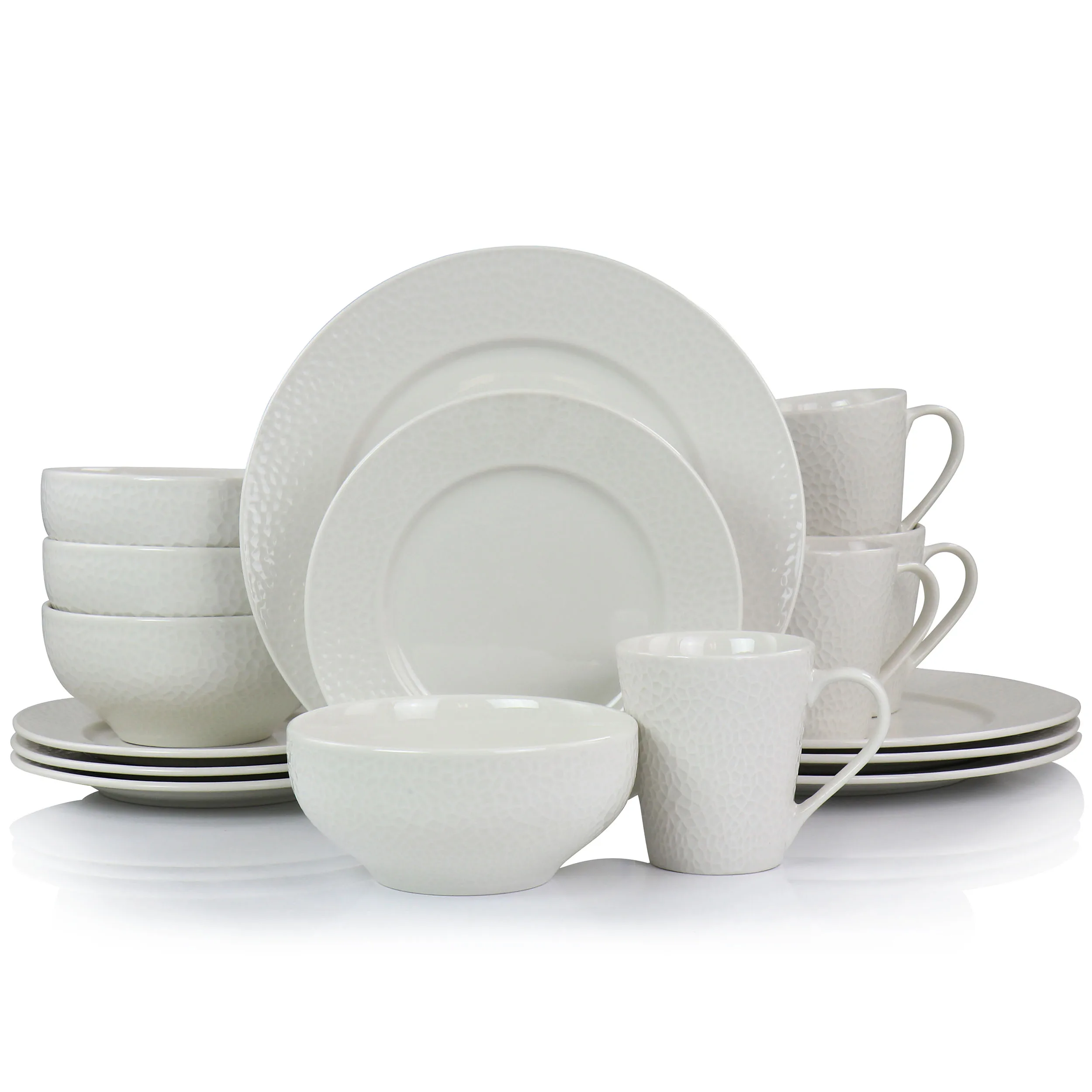 16-Piece White Porcelain Dinnerware Set, Elegant Tableware for Home Use
16-Piece White Porcelain Dinnerware Set, Elegant Tableware for Home Use